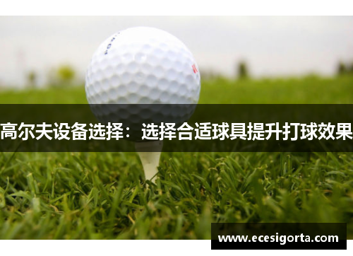 高尔夫设备选择：选择合适球具提升打球效果